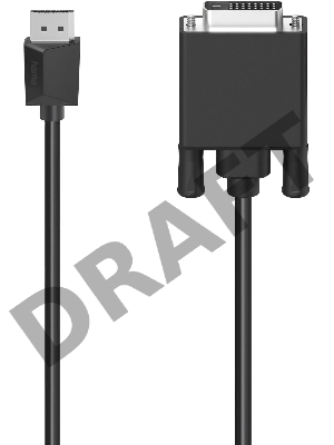 Кабель Hama H-200713 00200713 DVI-D Dual Link (m) DisplayPort (m) 1.5м черный
