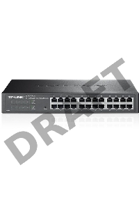 Коммутатор TP-Link SMB TL-SG1024DE 24-Port Gigabit Easy Smart Switch, 24 10/100/100Mbps RJ45 ports,  MTU/Port/Tag-based VLAN, QoS, IGMP Snooping