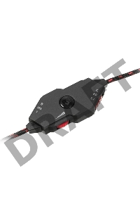 Наушники A4Tech G501, черно-красные  {Наушники с микрофоном, 2.2м}