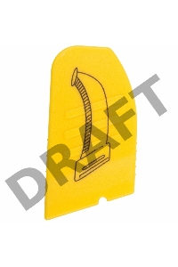 Нож монтажника, нержавеющая сталь, с «пяткой» | 12-4935 | REXANT