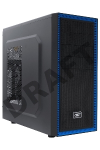 Корпус Deepcool TESSERACT BF (one black fan) без БП, черный, ATX