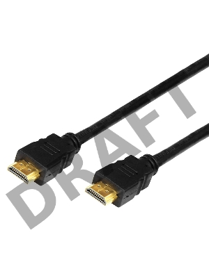 Кабель Proconnect (17-6206-6) Шнур  HDMI - HDMI  gold  5М  с фильтрами  (PE bag) 