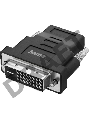 Адаптер Hama H-205169 00205169 DVI (f) HDMI (f) черный