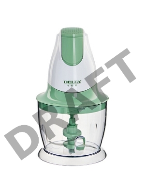 Измельчитель DELTA LUX DL-7417 белый с зеленым: 300Вт, 2 лезвия (Россия)(8)