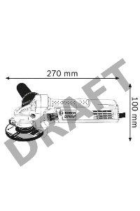 Шлифовальные машины Bosch GWS 750-125 Угловая шлифовальная машина 06013940R3 { 750 Вт, скорость вр. 11000, д.диска-125, шпиндель-M 14 }