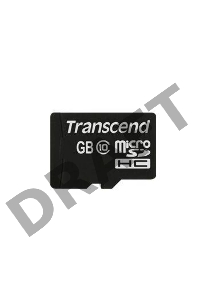 Флэш карта  MicroSDHC 4Gb Transcend TS4GUSDC10 {MicroSDHC Class 10}