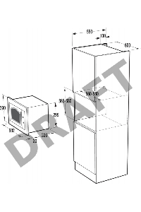 Микроволновая печь Gorenje BM235CLB 23л. 800Вт черный (встраиваемая)