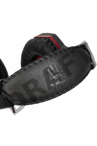 Наушники A4Tech G501, черно-красные  {Наушники с микрофоном, 2.2м}