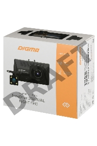 Видеорегистратор Digma FreeDrive 208 DUAL Night FHD черный 2Mpix 1080x1920 1080p 170гр. GP6248
