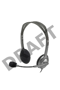 Гарнитура Logitech Headset H111 Stereo grey (981-000594)
