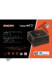 Блок питания 700W ExeGate 700PPH-LT, RTL, 80+, ATX, black, APFC, 12cm, 24p, (4+4)p, 5*SATA, 3*IDE