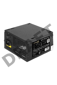 Блок питания 600W ExeGate 80 PLUS® 600PPH-LT-S-OEM (ATX, APFC, КПД 82% (80 PLUS)SC, 12cm fan, 24pin, (4+4)pin, PCIe, 5xSATA, 3xIDE, black, кабель 220V с защитой от выдергивания)