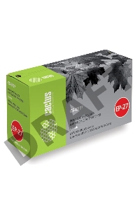 Тонер Картридж Cactus CS-EP27S черный для Canon LBP3200 MF3220 LaserBase MF3110 3200 5600 (2500стр.)