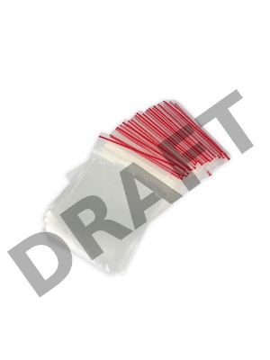 Пакеты с замком Zip Lock, ПВД размер 15 х 22 см, 35 кмк (уп. 100 шт)