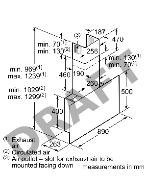 Вытяжка для настенного монтажа SIEMENS iQ700 LC97FVW69B, ширина 90см, черный