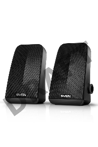 Колонки Sven 380 2.0 черный 6Вт