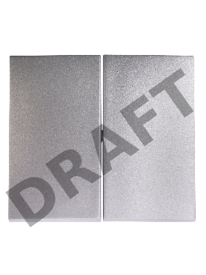 Valena Лиц. панель для 2-клав. выключателя, алюминий Valena Лиц. панель для 2-клав. выключателя, алюминий