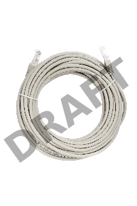 Патч-корд литой Aopen/Qust ANP511_10M UTP кат.5е 10м серый