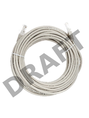 Патч-корд литой Aopen/Qust ANP511_10M UTP кат.5е 10м серый