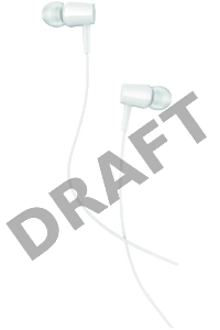 Наушники внутриканальные GoPower GPHP02 белый