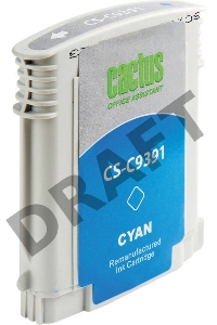 Картридж струйный Cactus CS-C9391 голубой для №88 HP Officejet Pro K550 (29ml)