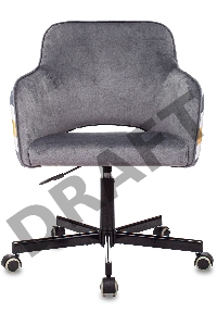 Кресло Бюрократ CH-380M серая жемчужина Italia 26 зигзаг крестовина металл