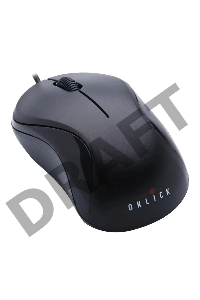 Мышь Oklick 115S for Notebooks Black Optical 1000DPI USB