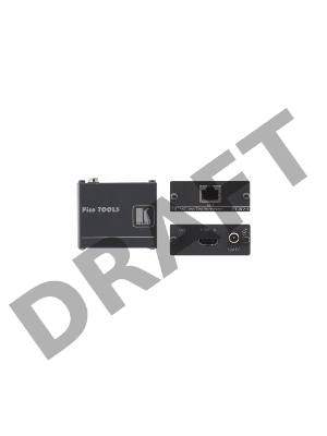 Приемник Kramer Electronics [PT-572+] сигнала HDMI из кабеля витой пары (TP), поддержка HDCP и HDTV, HDMI (V.1.4 c 3D, Deep Color, x.v.Color, Lip Sync, HDMI Uncompressed Audio Channels, Dolby TrueHD, DTS-HD) с адаптером питания, 1.65Gbps