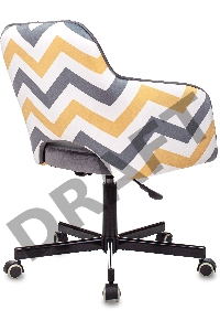 Кресло Бюрократ CH-380M серая жемчужина Italia 26 зигзаг крестовина металл