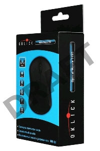 Мышь Oklick 115S for Notebooks Black Optical 1000DPI USB