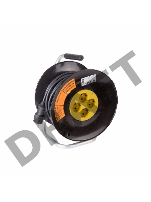 Удлинитель силовой на катушке 4 гнезда с/з 20 м 3х2,5 мм² PROFESSIONAL PROCONNECT