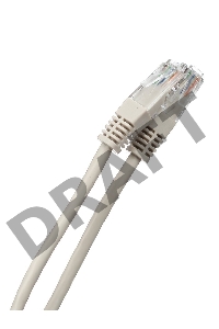 Патч-корд литой Aopen/Qust ANP511_10M UTP кат.5е 10м серый