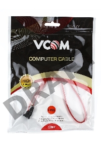 Кабель SATA интерфейсный 50см угловой разъем VCOM <VHC7666>