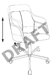 Кресло Бюрократ CH-380M серая жемчужина Italia 26 зигзаг крестовина металл