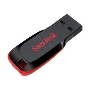 Флеш Диск Sandisk 32Gb Cruzer Blade SDCZ50-032G-B35 USB2.0 черный/красный