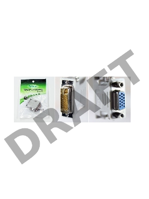 Переходник Aopen DVI-I --> VGA(15F) <ACA301>