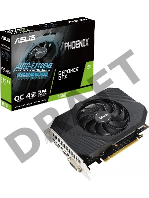 Видеокарта Asus PH-GTX1650-O4GD6-P-V2 /GTX1650,DVI,HDMI,DP,4G,D6 (90YV0GX0-M0NA00)