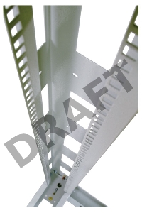 Стойка двухрамная ЦМО СТК-49.2 49U 620ммX800мм направл.закл.гайки 400кг серый