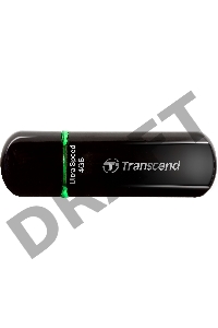 Флеш Диск Transcend 4GB JetFlash 600, USB 2.0, Черный/Красный