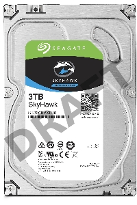 Жесткий диск Seagate Original SATA-III 3Tb ST3000VX010 Video Skyhawk (5900rpm) 64Mb 3.5