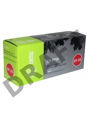 Тонер Картридж Cactus CS-EP26 черный для Canon LB MF5630/MF5650/MF3110 (2500стр.)