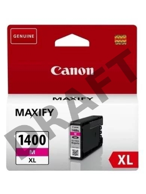 Картридж струйный CANON PGI-1400XL пурпурный, 900 стр., для MAXIFY МВ2040/МВ2340