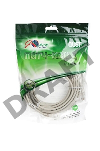 Патч-корд литой Aopen/Qust ANP511_10M UTP кат.5е 10м серый