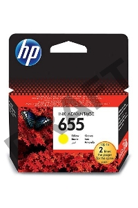 Картридж струйный HP 655 CZ112AE желтый для HP DJ IA 3525/4615/4625/5525/6525 (600стр.)