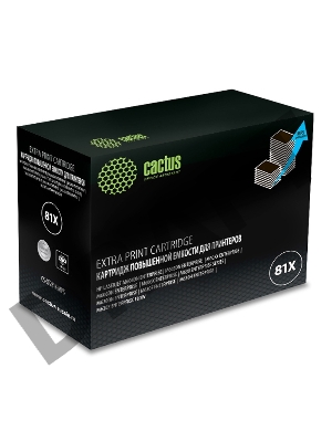 Тонер Картридж Cactus CS-CF281X-MPS черный (30000стр.) для HP LJ Ent M630/M605dn/M606dn/M605x