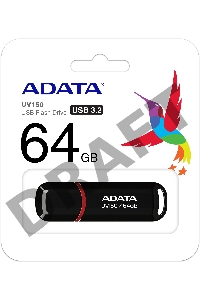 Флэш Диск ADATA Flash Drive 64GB UV150 {USB3.0, BLACK}