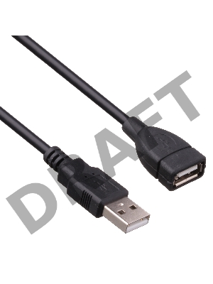 Кабель Удлинитель USB 2.0 A-->A 1.8м Exegate