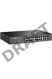 Коммутатор TP-Link SMB TL-SG1024DE 24-Port Gigabit Easy Smart Switch, 24 10/100/100Mbps RJ45 ports,  MTU/Port/Tag-based VLAN, QoS, IGMP Snooping