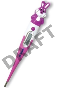 Термометр электронный B.Well WT-06 Flex красный/белый