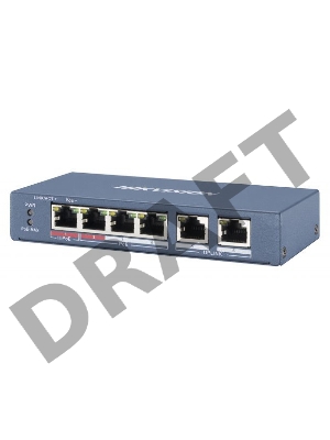Коммутатор Hikvision DS-3E0106HP-E